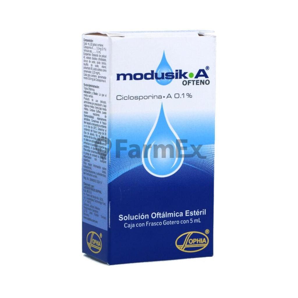 Modusik A solucion Oftalmica 0,1 % x 5 ml Ophia